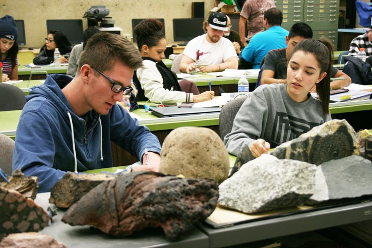 Students working on their classwork.